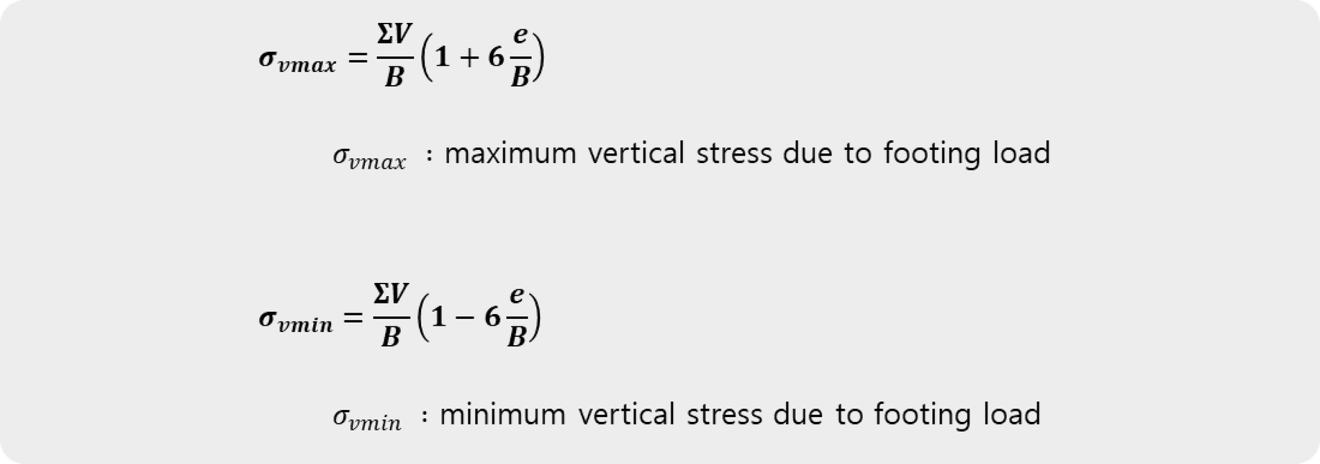 Abutment Design Guidelines in AASHTO LRFD Stability Check for Spread